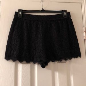 DVF lace shorts size 12